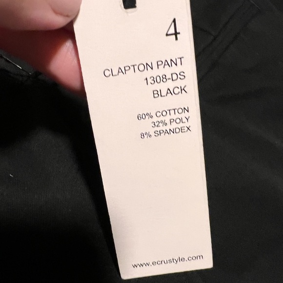 NWT ecru Clapton Pants Size 4 - Picture 2 of 4